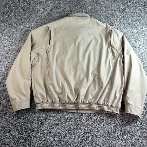 VTG Polo Ralph Lauren Bomber Jacket Mens XL Harrington Plaid Lined Dads Coat 90s - Picture 7 of 11